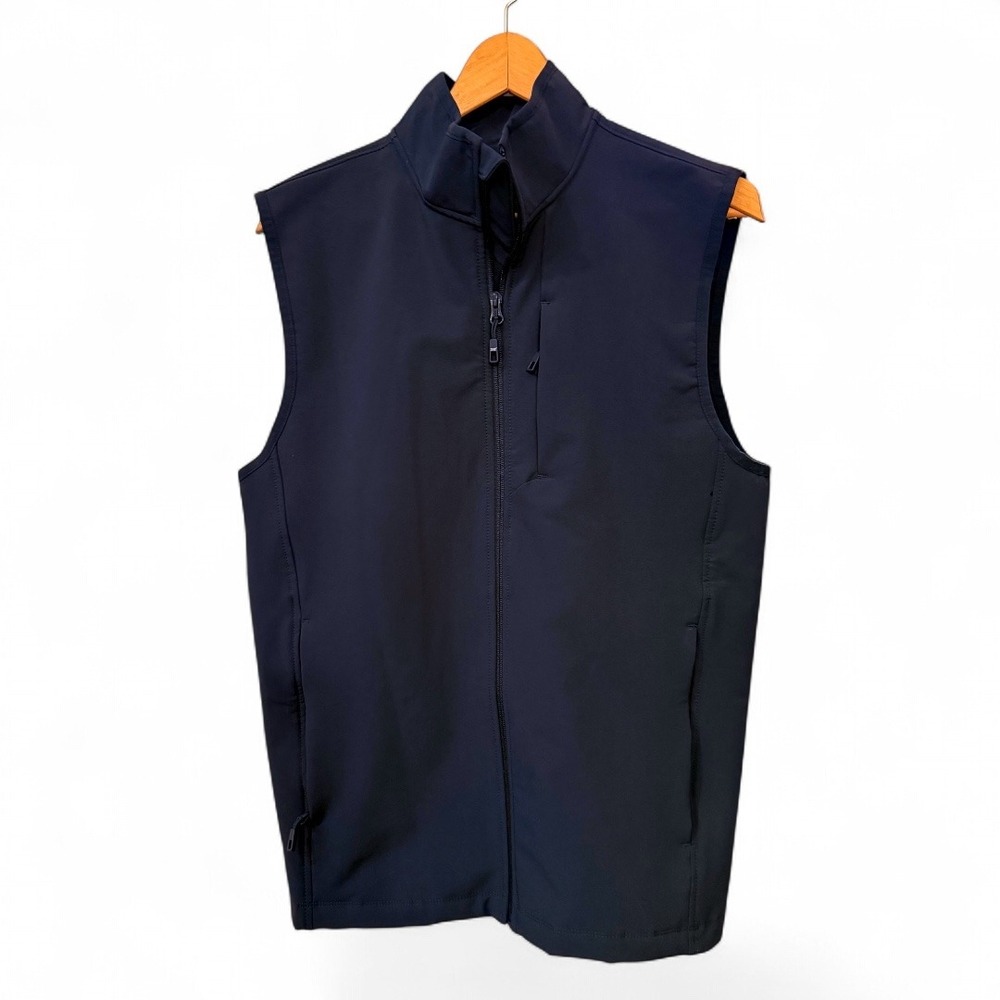 Men's 32 Degree Heat Navy Blue Casual Warm Lightweight Softshell Vest S Outdoor